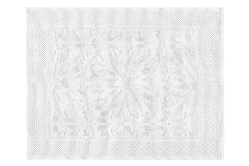 HAMMAM TAPIS DE BAIN BLANC 60X80